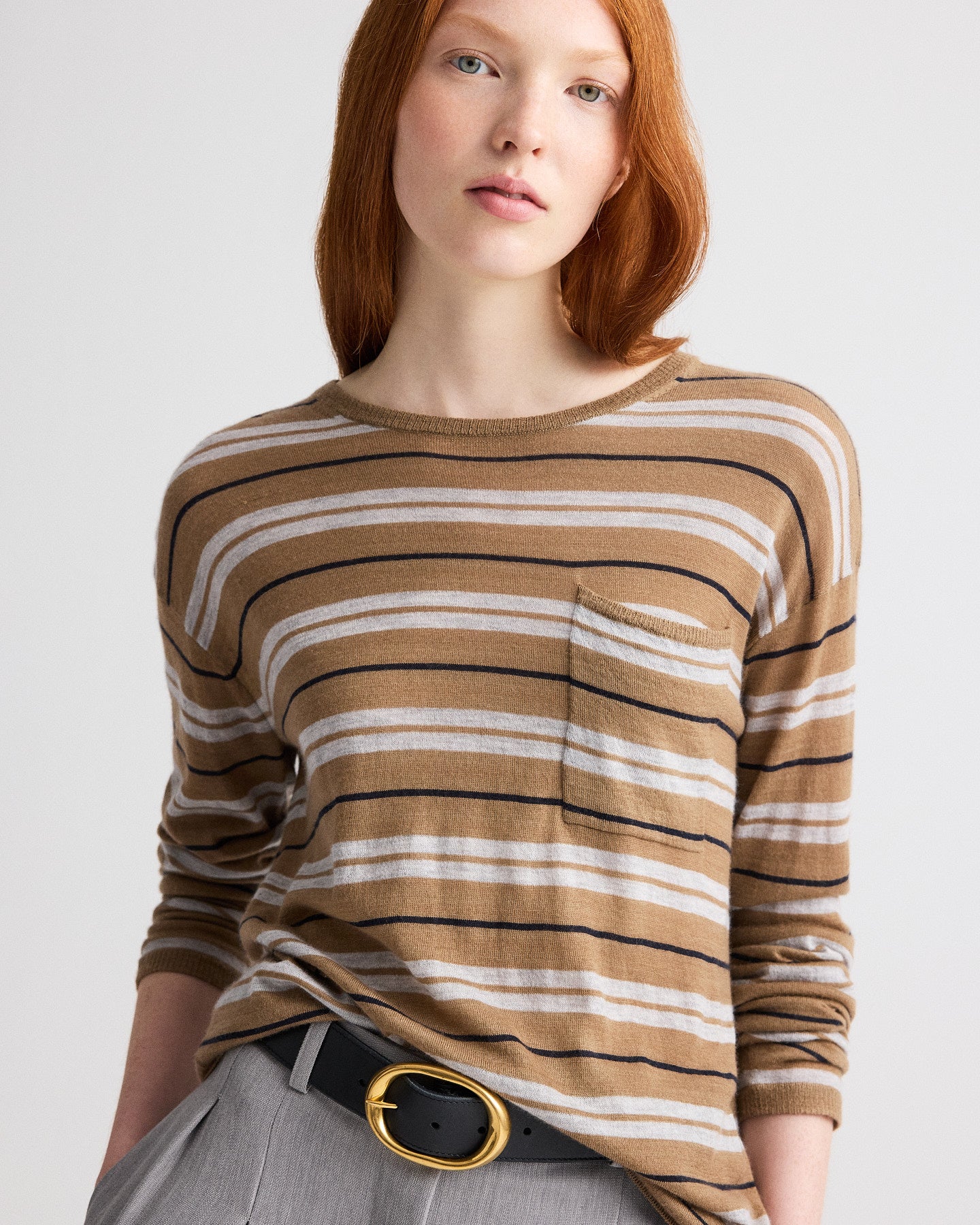 Ermine multi 4th St with Stripes in Superfine Cashmere | TWP