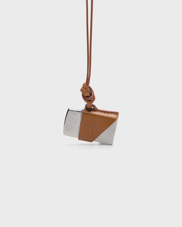 TWP Lion Slim Lighter Holder in Leather view 3