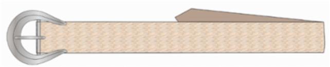 TWP Bracken HORSESHOE BUCKLE BELT - BRACKEN view 2