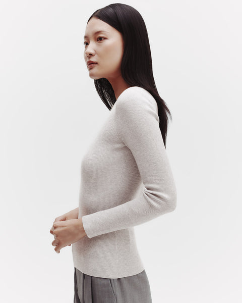 BRIEFING - BRIEFING MS CREW NECK KNIT ホワイトM Signature Leaderboard Pima Cotton Crew Neck Pullover - Bobby