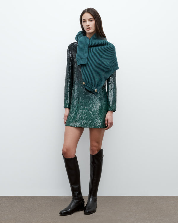 green sequin t shirt dress Wholesale Custom Green Sequin Jersey Dress T-Shirt Tops Bling Casual Short Sleeve Sequin Dress in Stock