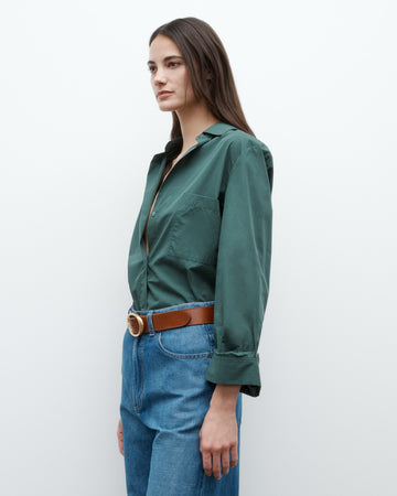 TWP Pine grove Next Morning Shirt in Super Compact Poplin view 7