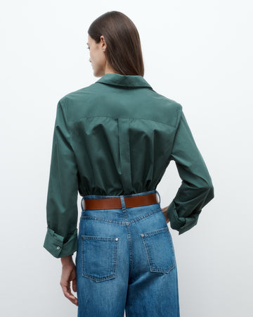 TWP Pine grove Next Morning Shirt in Super Compact Poplin view 7