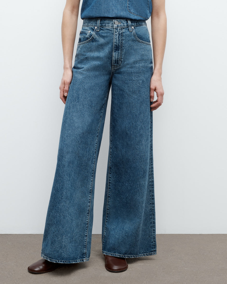 TWP Paris Tall Tiny Dancer Jean in Heavy Denim view 1