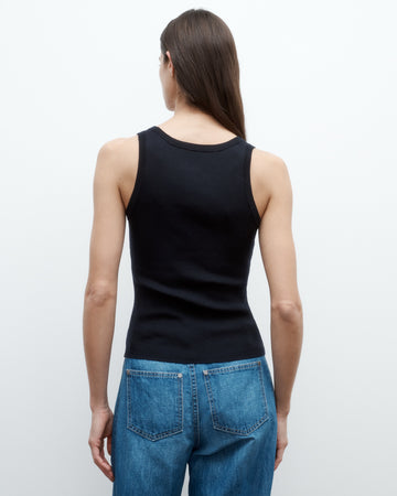 TWP Midnight Knit Tank in Merino Wool view 5