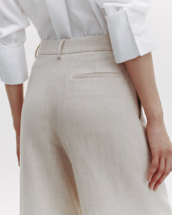 TWP Natural Houston St. Pant in Cotton Linen Twill view 6