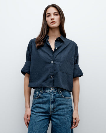 TWP Midnight Next Ex Shirt with Crystals view 1
