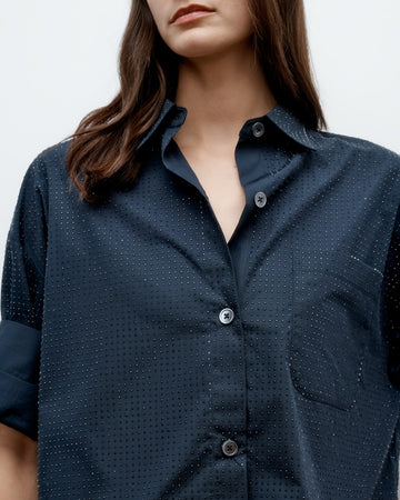 TWP Midnight Next Ex Shirt with Crystals view 3