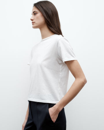 TWP White His Tee in Jersey view 2