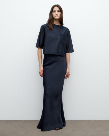 TWP Midnight My Endless Love Skirt in Coated Viscose Linen view 1