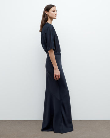 TWP Midnight My Endless Love Skirt in Coated Viscose Linen view 6