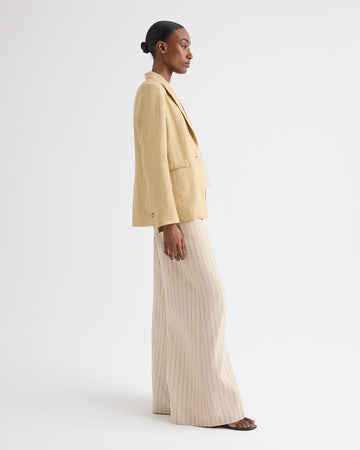 TWP Candied ginger Boy Blazer in Fluid Linen view 4