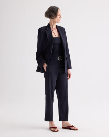 TWP Midnight Jillian Blazer in Italian Wool Twill view 4