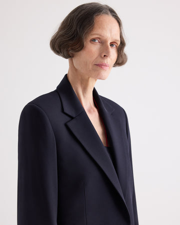 TWP Midnight Jillian Blazer in Italian Wool Twill view 2