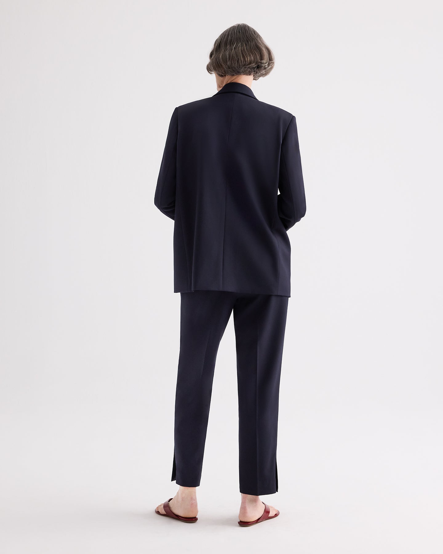 TWP Midnight Jillian Blazer in Italian Wool Twill view 5
