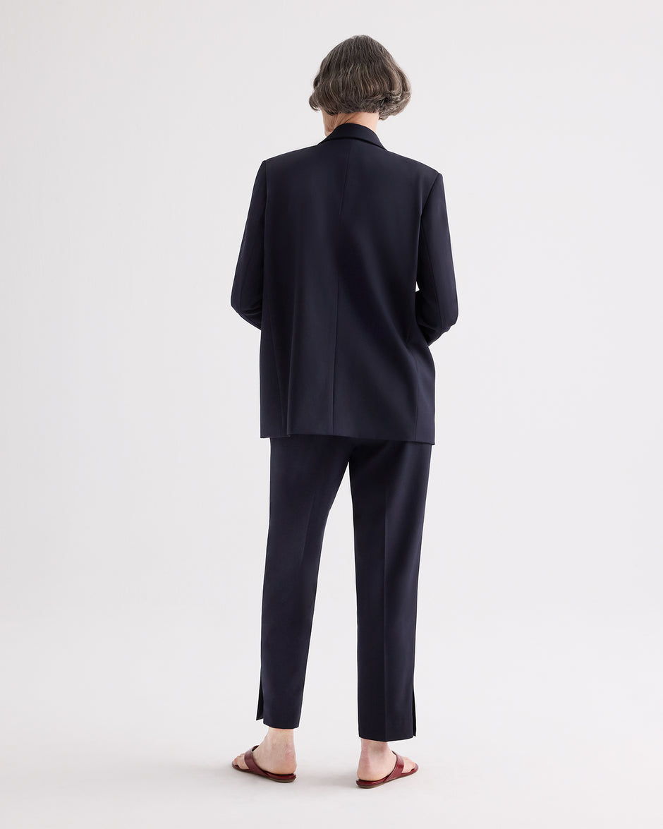 TWP Midnight Jillian Blazer in Italian Wool Twill view 5