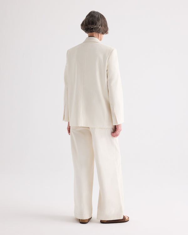 TWP White Jillian Blazer in Corduroy view 5