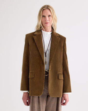 TWP Pinecone Jillian Blazer in Torkel Corduroy view 2