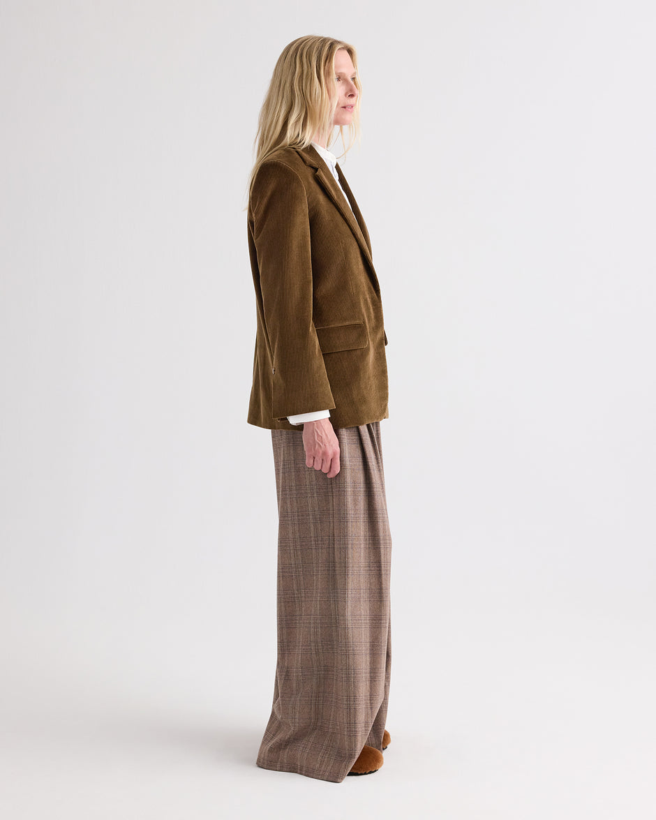 TWP Pinecone Jillian Blazer in Torkel Corduroy view 4