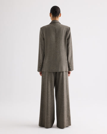 TWP Tea multi Harper Blazer in Fancy Wool Flannel view 5