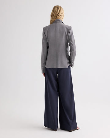 TWP Medium heather grey The Double Take Blazer in Soft Finish Stretch Wool view 4