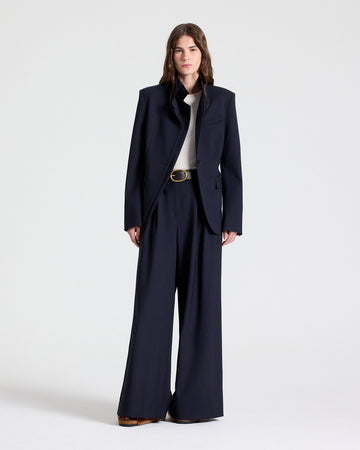 TWP Midnight The Double Take Blazer in Soft Finish Stretch Wool view 5