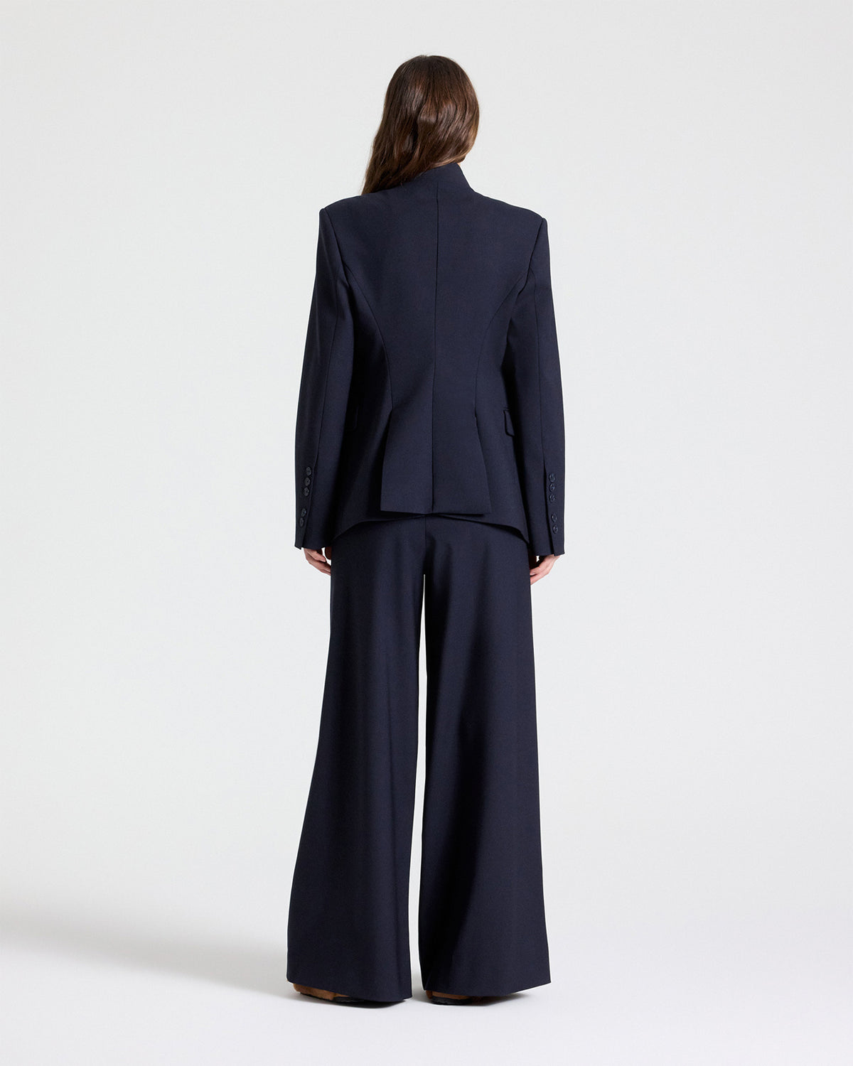 TWP Midnight The Double Take Blazer in Soft Finish Stretch Wool view 5