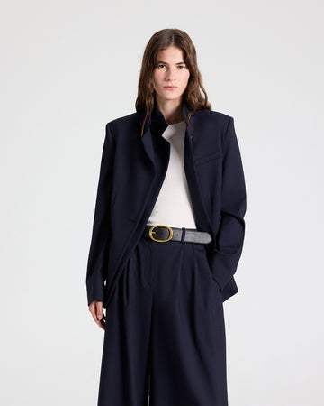 TWP Midnight The Double Take Blazer in Soft Finish Stretch Wool view 2