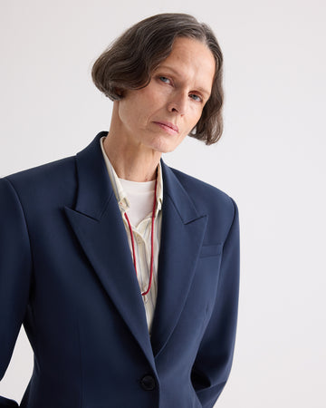 TWP Blueberry Jasper Blazer in Ultrafine Twill Suiting view 3