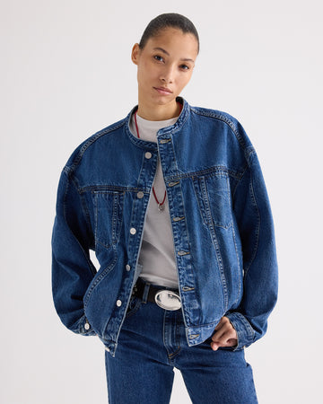 TWP Paris Dawson Jacket in Heavy Denim view 2