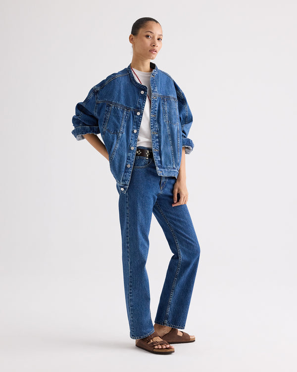 TWP Paris Dawson Jacket in Heavy Denim view 4