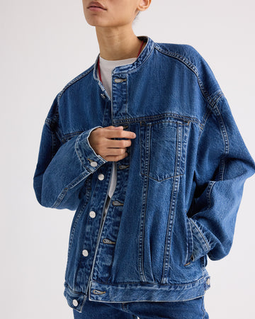 TWP Paris Dawson Jacket in Heavy Denim view 4