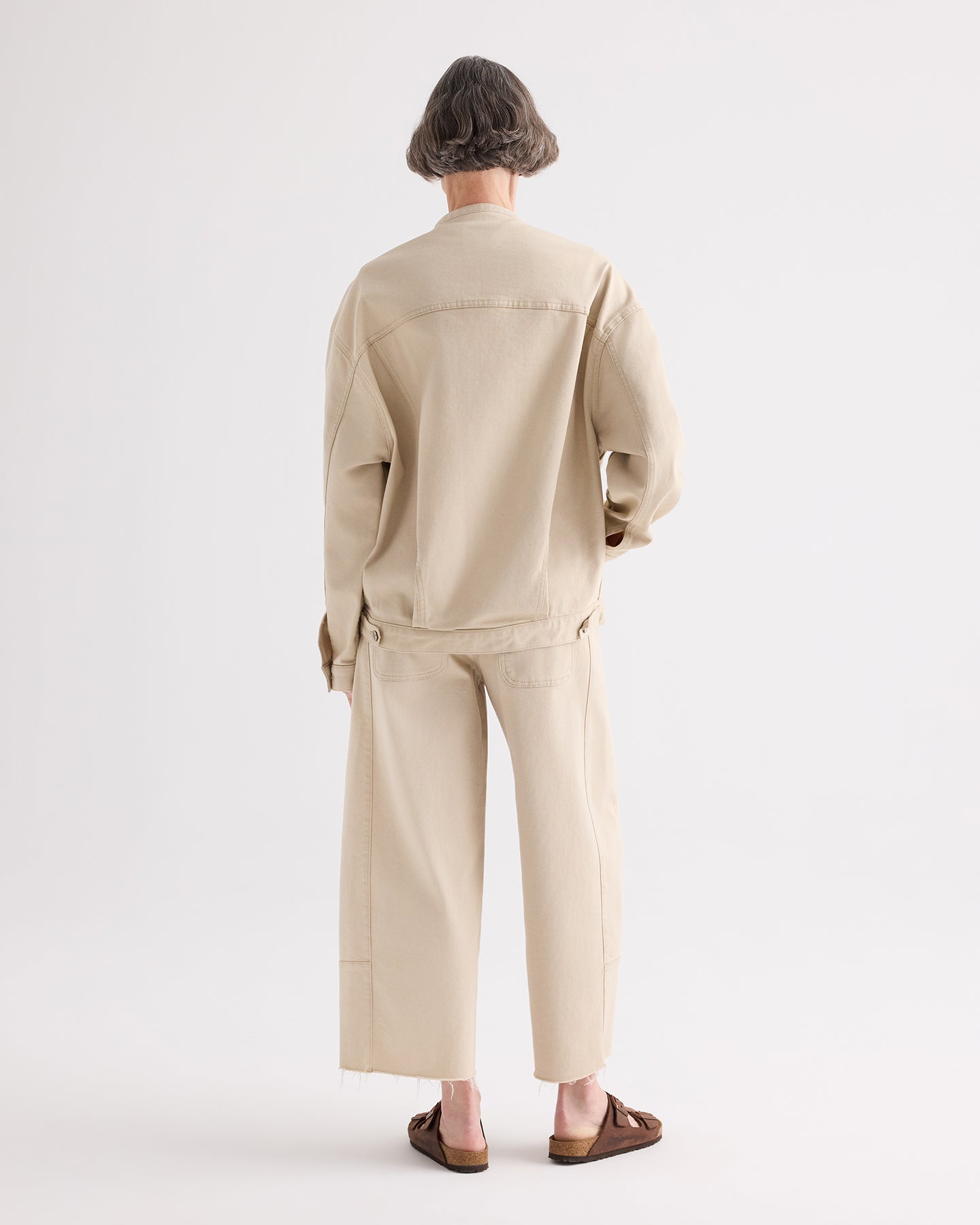 TWP Sandshell Dawson Jacket in Sandshell Denim view 5