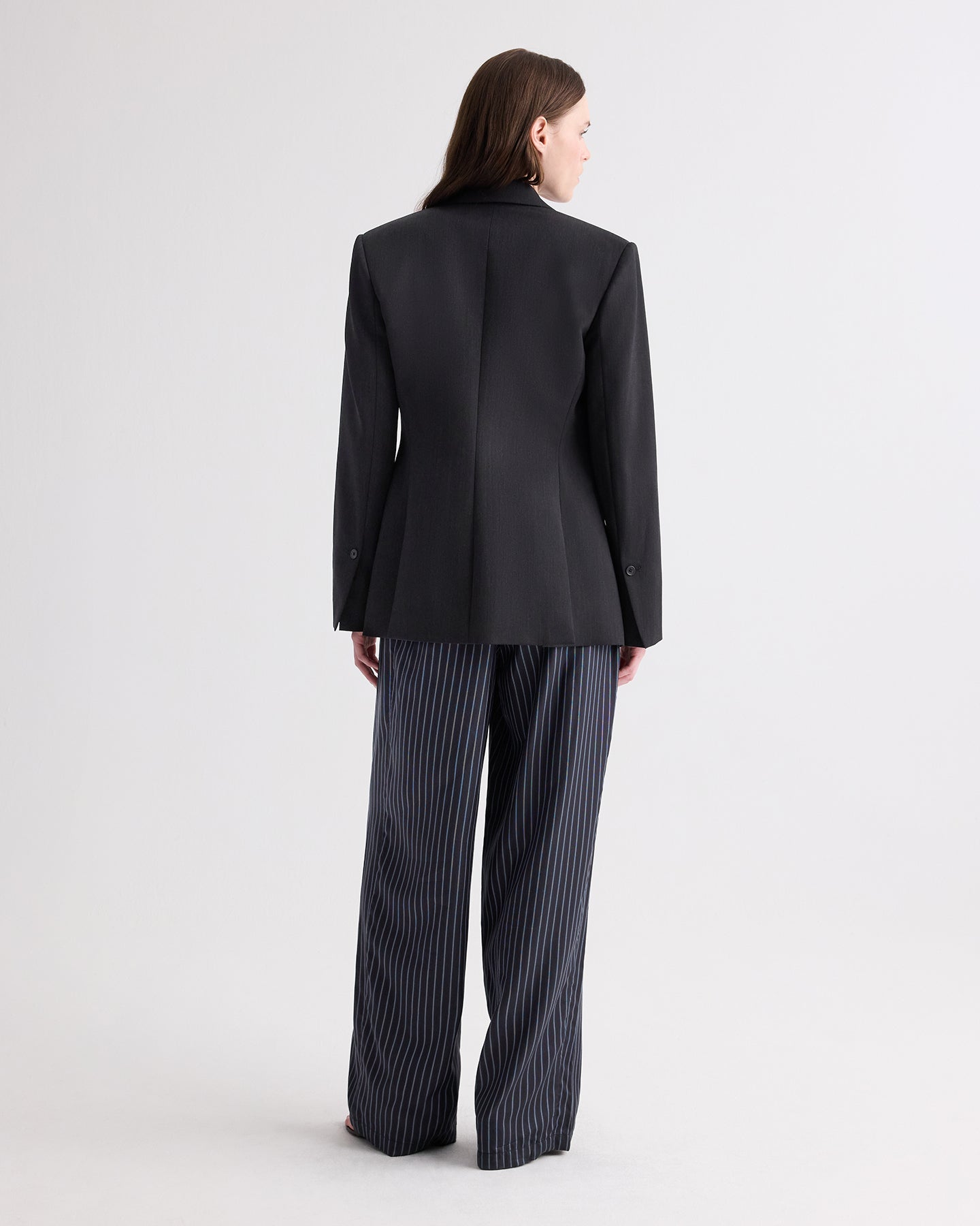 TWP Smoke Notched Sloped Blazer in Italian Wool Twill view 5
