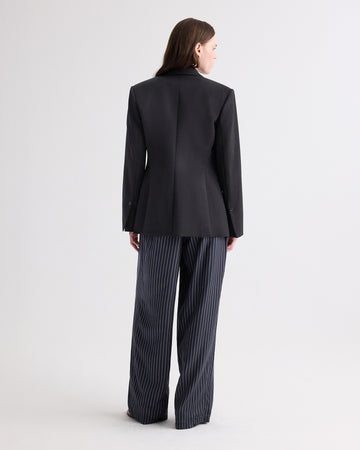 TWP Smoke Notched Sloped Blazer in Italian Wool Twill view 5