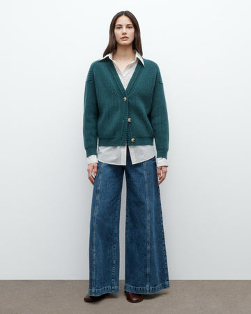 TWP Pine grove Cardi in Italian Cashmere view 2