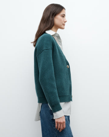 TWP Pine grove Cardi in Italian Cashmere view 3