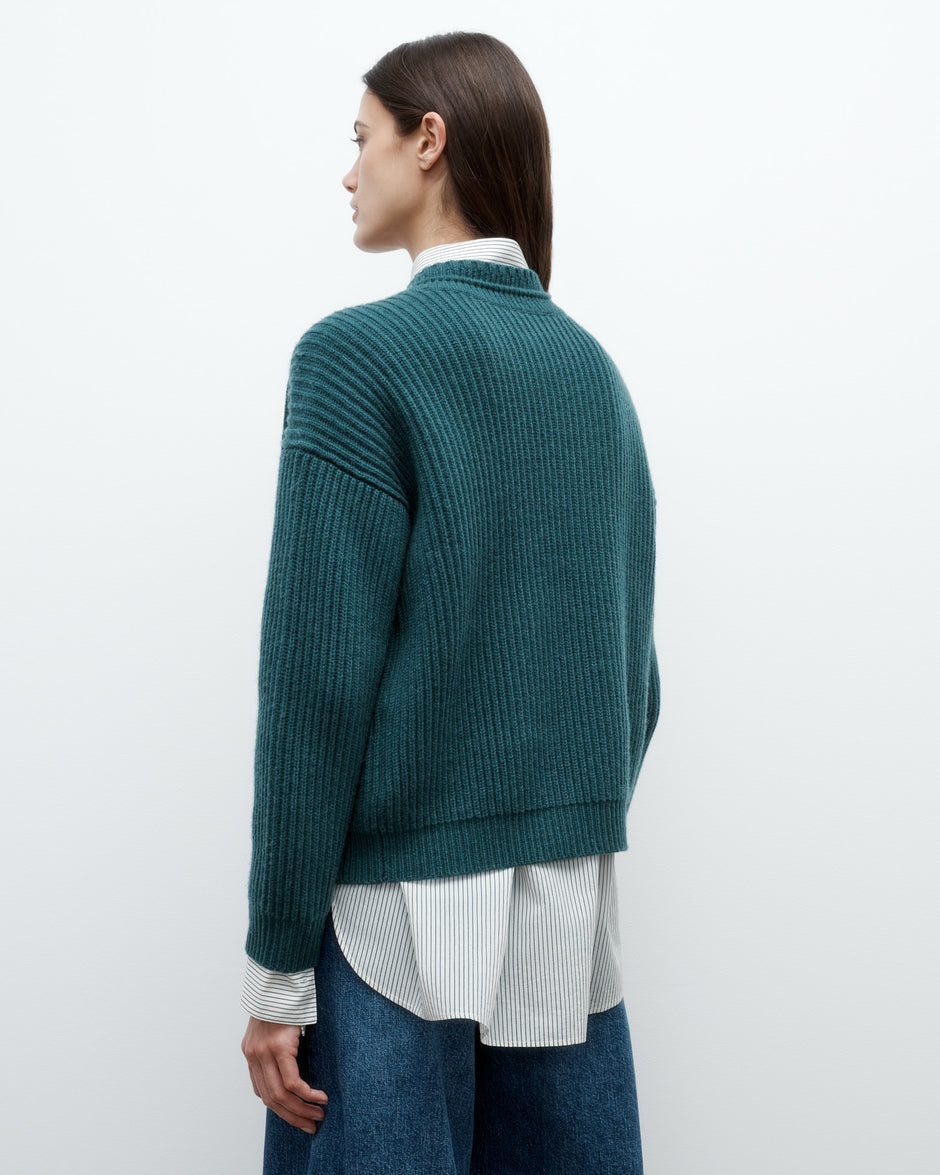 TWP Pine grove Cardi in Italian Cashmere view 4