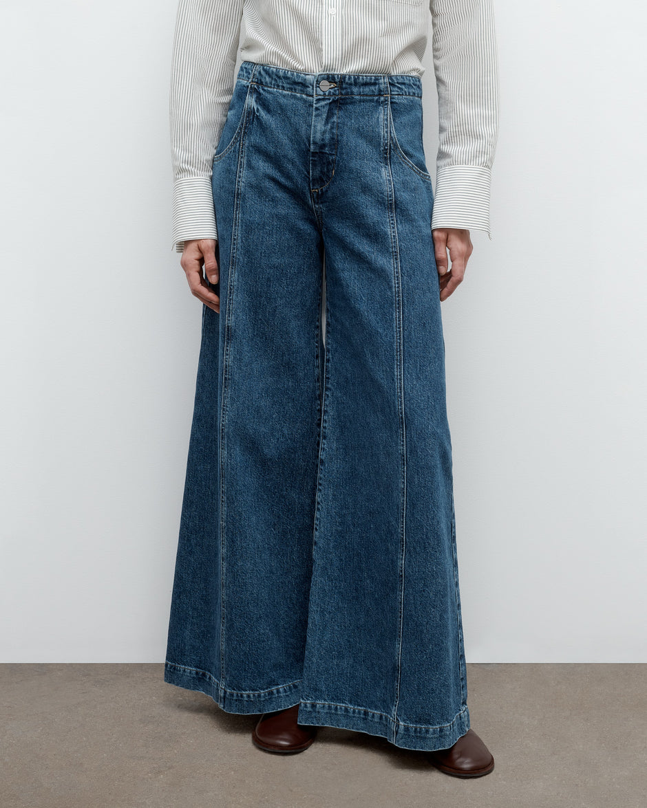 TWP Paris Dancing in the Dark Jean in Heavy Denim view 1