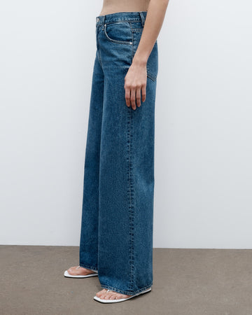 TWP Vintage wash Tall Tiny Dancer Jean in Denim view 1