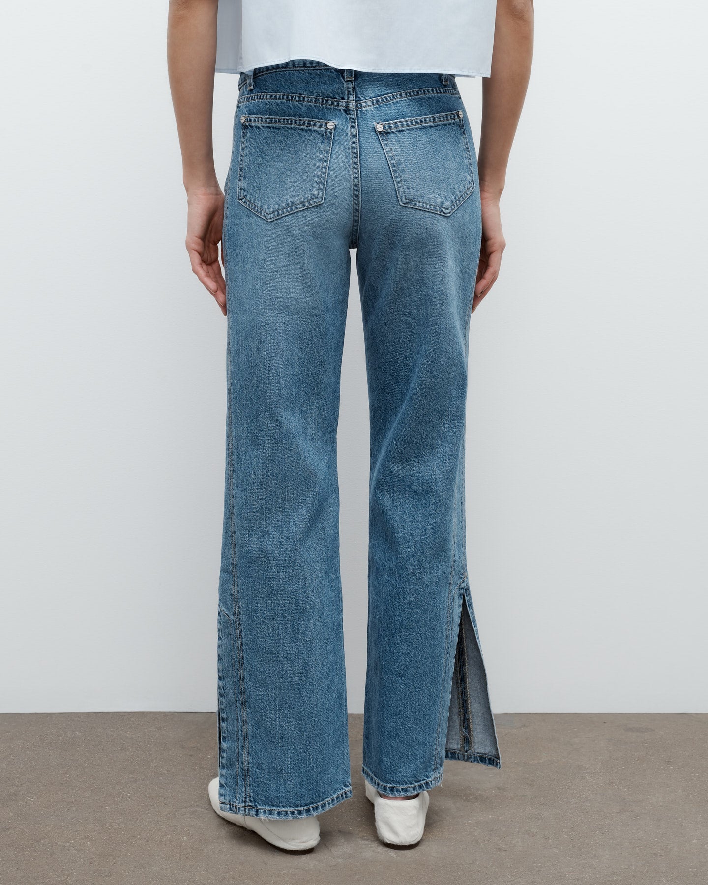 TWP Vintage wash Tangled Up In Blue Jean in Vintage Wash Denim view 5