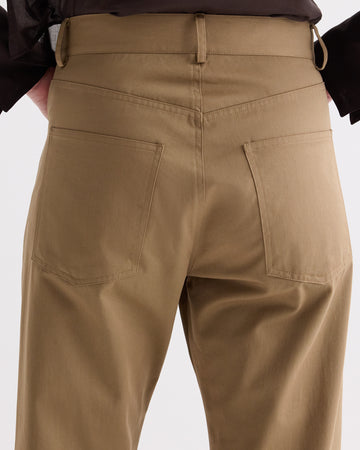 TWP British khaki Kent St Pant in Trench Chino Twill view 5