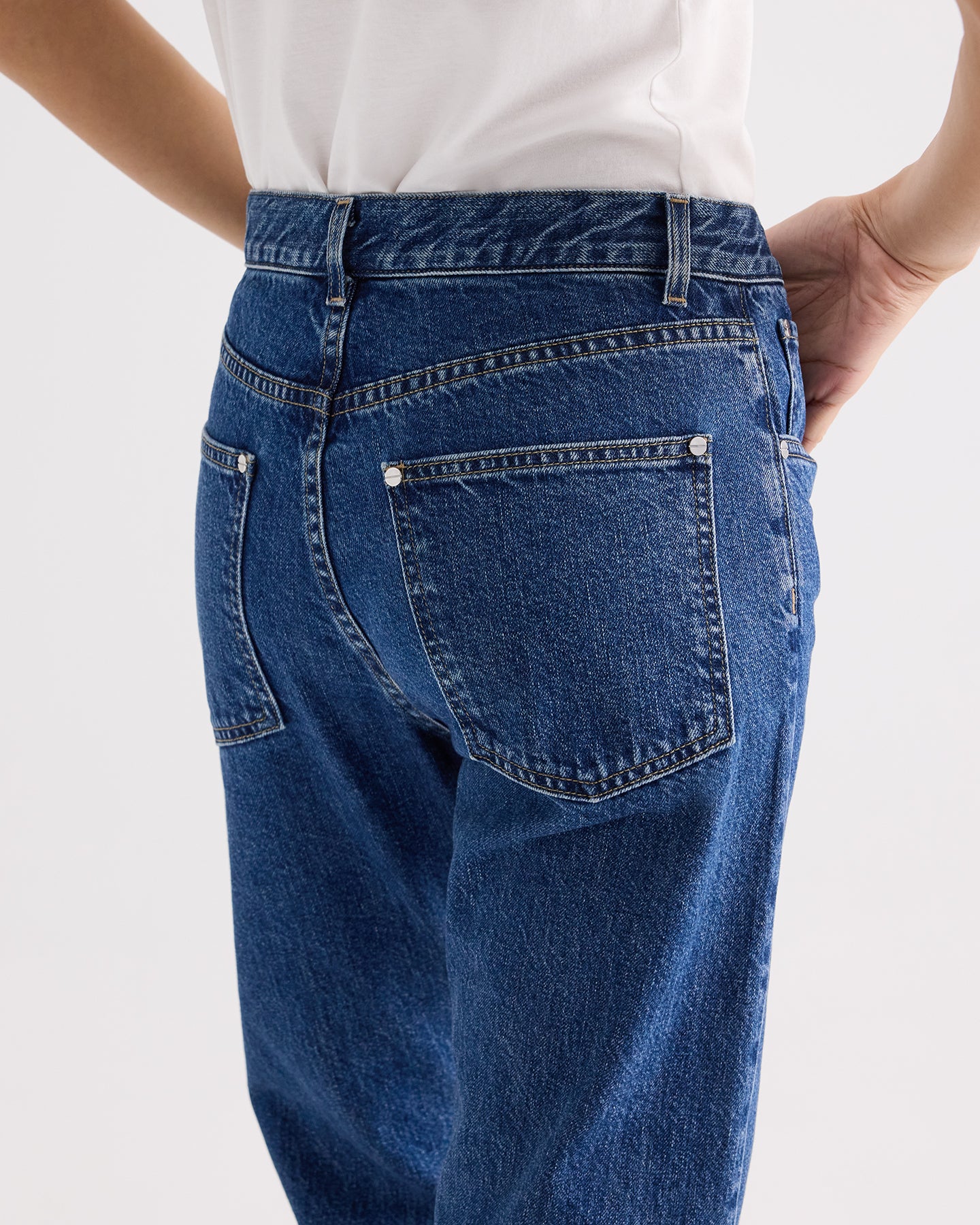TWP Paris Kent St Jean in Heavy Denim view 5