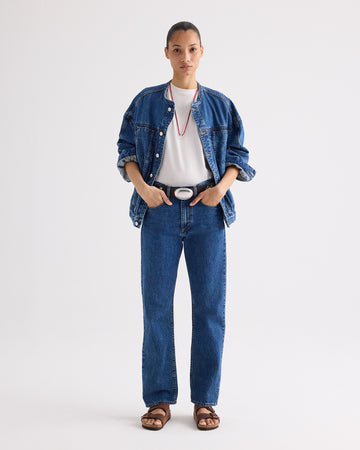 TWP Paris Kent St Jean in Heavy Denim view 3