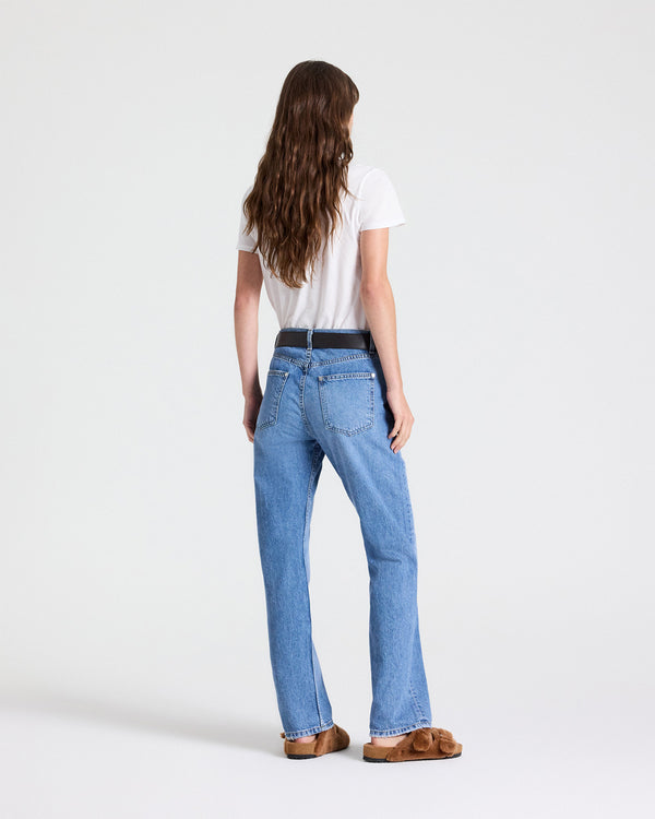 TWP Vintage wash Kent St Jean in Heavy Denim view 5