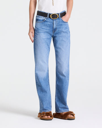 TWP Vintage wash Kent St Jean in Heavy Denim view 2