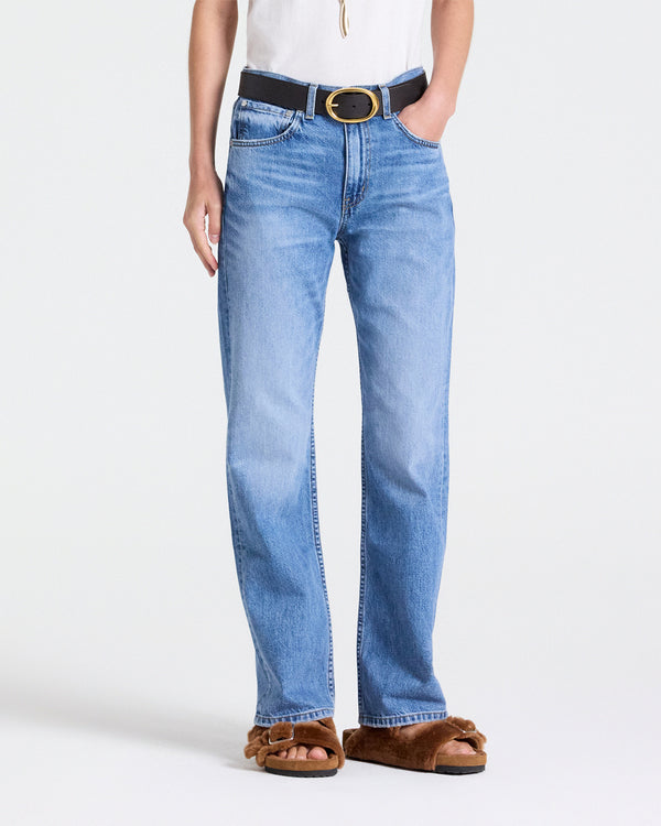 TWP Vintage wash Kent St Jean in Heavy Denim view 2