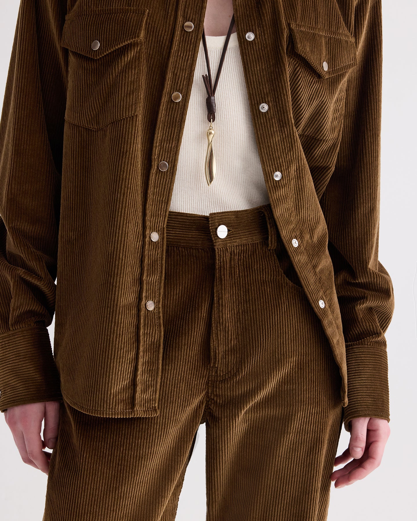 TWP Pinecone Kent St Pant in Torkel Corduroy view 5