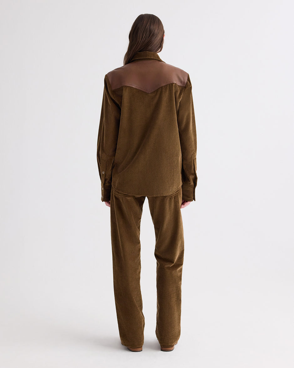 TWP Pinecone Kent St Pant in Torkel Corduroy view 6