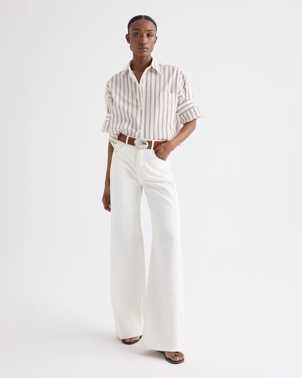 TWP White West 11th St Jean in Natural Denim view 2